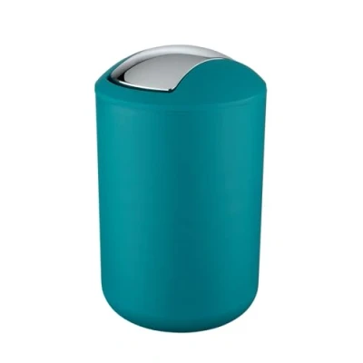 Bild av WENKO Brasil petrol L sminkhink, helt okrossbar kapacitet: 6,5 l, plast (TPE), 19,5 x 31 cm,