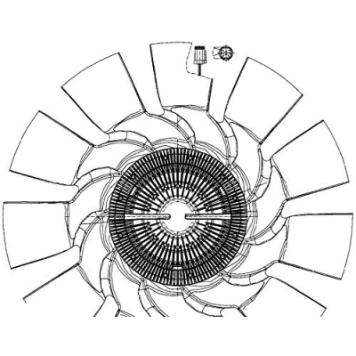 Bild av Fläkt, kylare MAHLE CFF 498 000P
