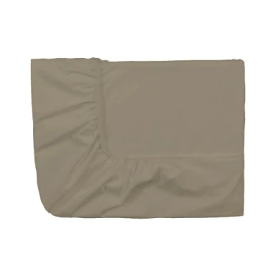 Bild av Essix Royal Line dra på lakan, perkal bomull, taupe, 140 x 190 cm