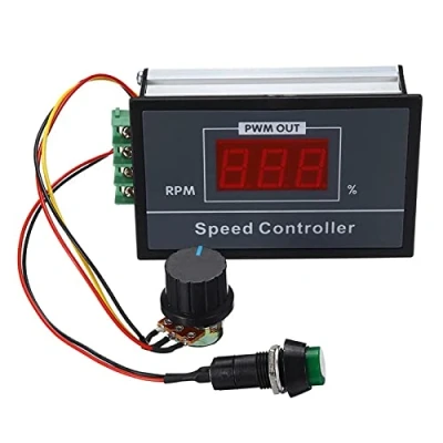 Bild av RUIZHI DC motorvarvtalsregulator 660 V, 12 24 36 48 30 A, spänningsregulator, steglös varvtalsregulator med startstoppbrytare
