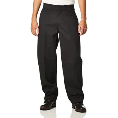 Bild av Dickies mäns aktiv midja twill arbetsbyxor byxor normal användbarhet, Svart, 32W x 32L