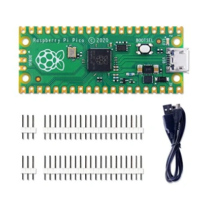Bild av GeeekPi Raspberry Pi Pico flexibel mikrokontroller miniutvecklingsbräda, baserad på RP2040, Dual Core Arm Cortex M0+ processor, upp till 133 MHz, stöd för C/C++ / Python