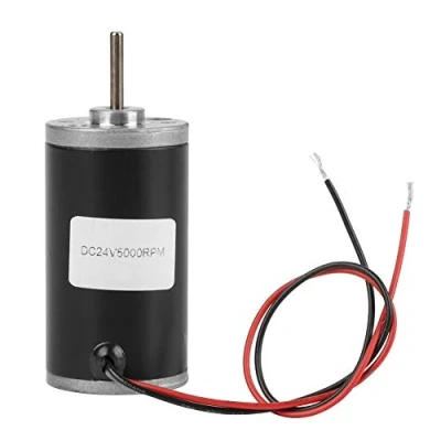 Bild av Vändbar elmotor, elektriska motorer 31ZY DC motor varvtal permanentmagnet motorvarvtalsmotorer för DIY CW/CCW(24 V 5 000 rpm)