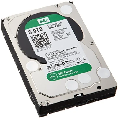 Bild av Western Digital 3,5 tum 6 TB SATA Intellipower intern stationär hårddisk grön