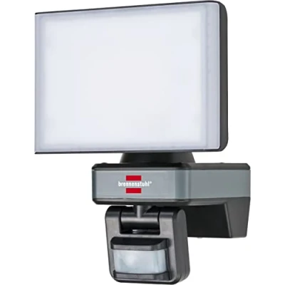 Bild av Brennenstuhl Connect WiFi LED strålkastare WF 2050 P (20W, 2400lm, IP54, olika ljusfunktioner inställbara via app, utomhusstrålkastare för väggmontering med rörelsedetektor)