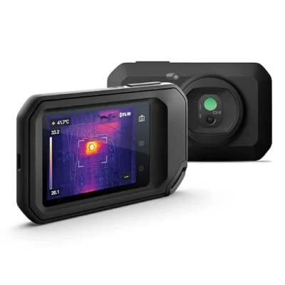 Bild av FLIR C3 X Compact Thermal Imaging Camera with Wifi: High Resolution Infrared Imager for Inspection, Electrical/Mechanical, Building, and HVAC Applications