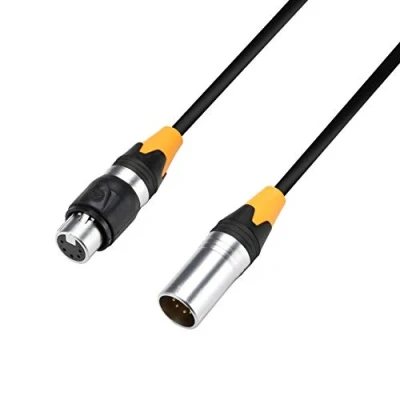 Bild av Adam Hall Cables 4 Star DGH 0500 IP65 DMX &amp; AES/EBU kabel 5 polig XLR (m) till (f), m