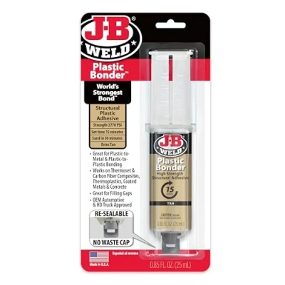 Bild av JB Weld tra50133 tex plasthäftmedel spruta