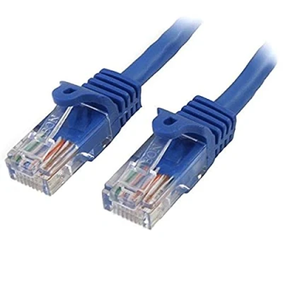 Bild av StarTech.com 10m blue Cat5e / Cat 5 Snagless Ethernet patch cable 10 m Blå meter