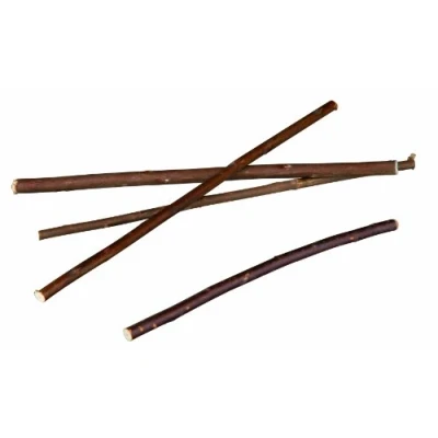 Bild av Trixie Willow Sticks Bark Wood Small Animals 18cm (20 Pack)