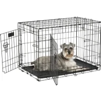 Bild av iCrate Double door Contour 76x48x53 cm F&amp;C W/DIV (12 to 18 kg)