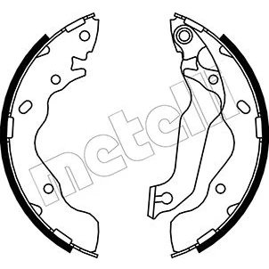 Bild av Bromsbackar, sats, Bakaxel, hyundai elantra iii, sedan iv, vi, matrix, 58305 17A00, 25A10