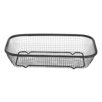 Bild av HENDI Serveringskorg, Bratkorg, Pommeskorg, Friteskorg, Lämplig För Diskmaskin, Rostfritt Stål, 295X220X(H)60Mm, 1, Silver