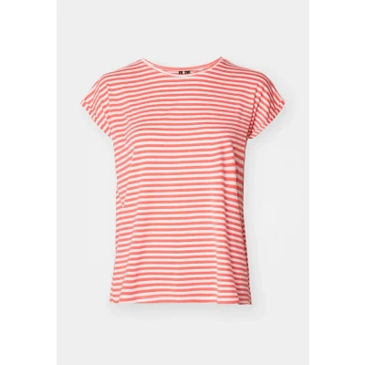 Bild av Vero Moda Vmava Stripe Tshirt med print, Storlek: XS, Dubarry/pristine