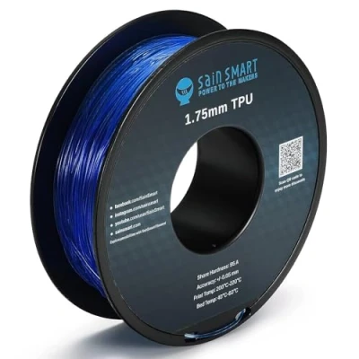 Bild av SainSmart TPU 3D skrivare, filament, 1,75 mm, 0,8 kg, blå