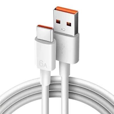 Bild av Turbo Charge kabel för Xiaomi. Quick USB 6A snabbladdningskabel, C Dataöverföringskabel Android Samsung. 67W Mi 11 Ultra.