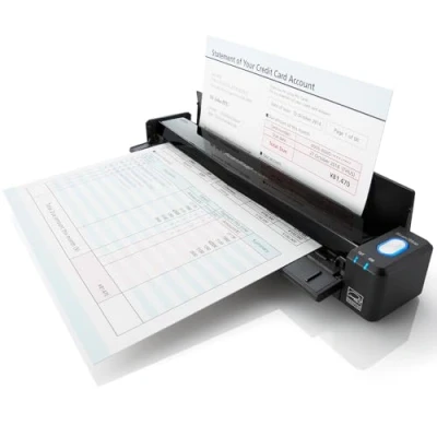 Bild av ScanSnap iX100 (SVART) dokument/foto/visitkort skanner ,12 ppm/12 ipm, USB/nätdriven USB2.0, LED. Mobil/bärbar skanner, skanna A4, A5, A6, B5, B6, Wi Fi eller USB, 600 dpi, HÖG HASTIGHET