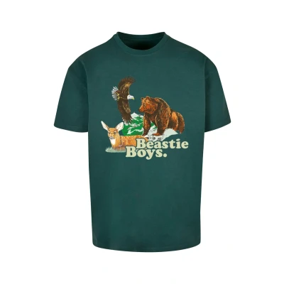 Bild av Mister Tee Tshirt med print, Storlek: Medium, Bottlegreen