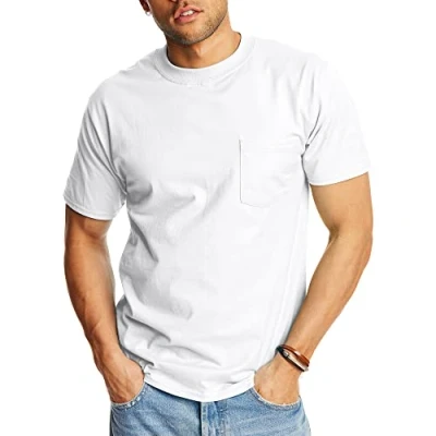 Bild av Hanes T shirt för män, Vitt, M