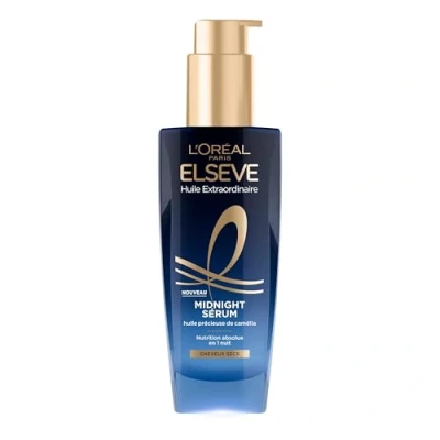 Bild av L&#039;Oréal Paris Hårserum för torrt hår näring och utan överföring värdefull kamellolja Elseve exceptionell olja 100 ml