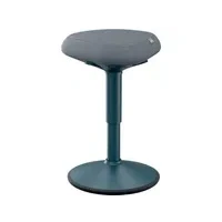 Bild av Leitz Ergo Active Sitting Stool with Comfort Seat Dark Grey Pall 100% återvunnet tyg Upp till 110 kg