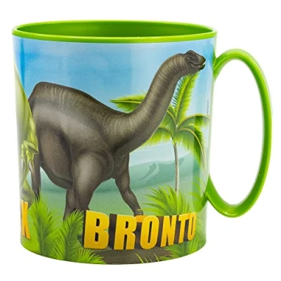 Bild av 350 ml Dinosaurier Återanvändbar plast Barnmugg i