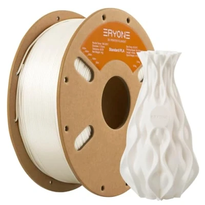 Bild av ERYONE PLA filament 1,75 mm, för 3D skrivare PLA, 0,03 1 kg/Spule, elfenben vit