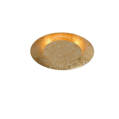 Bild av Lucide FOSKAL Taklampa Ø 21,5 cm LED 1 x 6 W 2 700 K matt guld/mässing, mässing