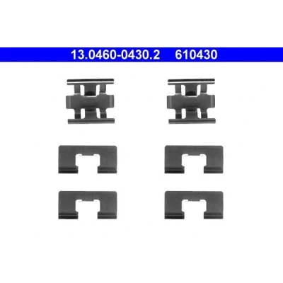 Bild av ATE 13.0460 0430.2 Kit d&#039;accessoires, plaquette de frein à disque HONDA: CRX 3, PRELUDE CIVIC 6 Hatchback