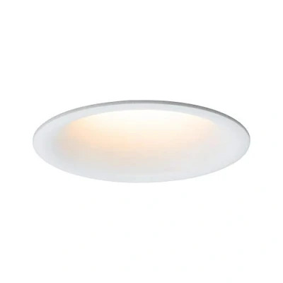 Bild av Paulmann 93418 LED infälld belysning Cymbal inkl 1x6,5W IP44 dimbar spotlight vit matt spot plast lampa 2000K