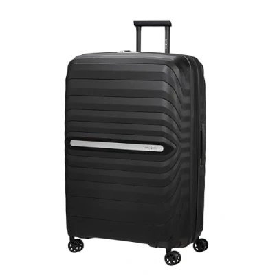 Bild av Samsonite Neo Flux Spinner XL, expanderbar resväska, 81 cm, 130/145 L, svart (svart)