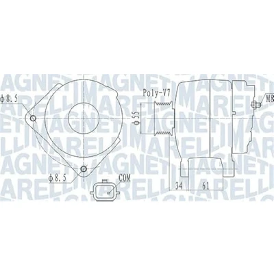 Bild av Generator Magneti marelli 063732054010