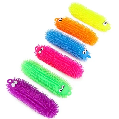 Bild av Toyland® 32 cm (12 tum) Puffer Caterpillar 1 färg plockad slumpmässigt