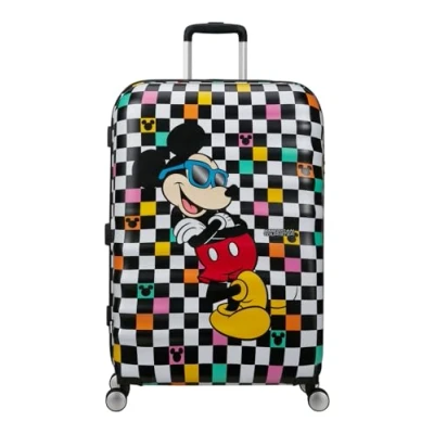 Bild av American Tourister Wavebreaker Disney fodral, resväska (77 cm 96 L), Flerfärgad (Musse Check), Koffer