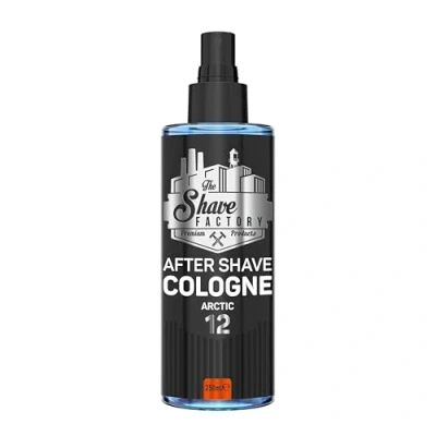 Bild av The Shave Factory After Cologne En Doftande Essens för Oklanderlig Skötsel Efter Rakning Långvarig Känsla av Friskhet och Komfort (250 ml, 12 Arctic)