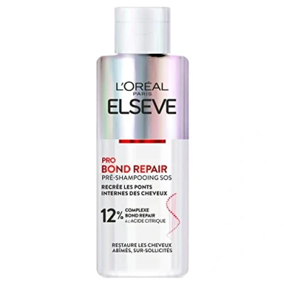 Bild av L&#039;Oréal Paris SOS Pre Repair Shampoo för skadat och oskadat hår citronsyrakomplex hårvårdsprotokoll Elseve Pro Bond 200 ml