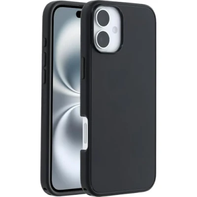 Bild av Otterbox Symmetry Series MagSafe skal för iPhone 16 Plus, stötsäkert, fallsäkert, skyddande tunt fodral, testad till militärstandard 3x, Svart
