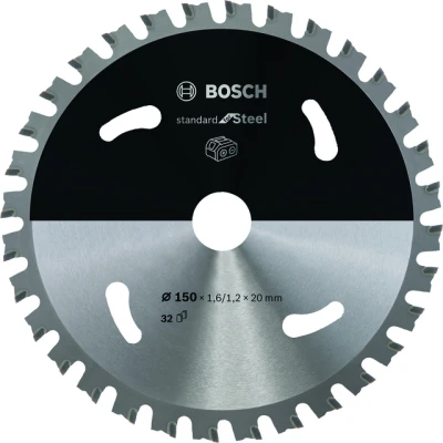 Bild av Bosch Standard for Steel cirkelsågklinga för sladdlösa sågar 150x1,6/1,2x20 T32