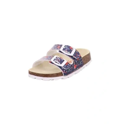 Bild av Superfit flickor Toffel Fussbettpantoffel, Blå (Blue/Red 8030), 25 EU