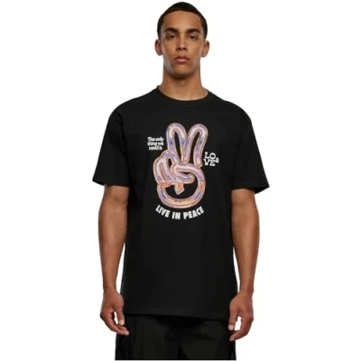 Bild av Upscale by Mister Tee Prisma Tshirt med print, Storlek: 3XL, Black