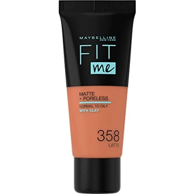Bild av Maybelline New York Fit me! Matt &amp; poreless makeup nr 358 latte, 30 ml
