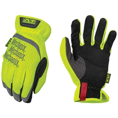 Bild av Mechanix Unisex vuxen Wear Hi viz Fast Yellowlow arbetshandskar med hög synlighet, gul, M UK