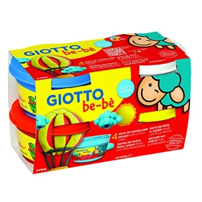 Bild av GIOTTO 464901 BEBE DOUGH R/Y/C/W 4X100G