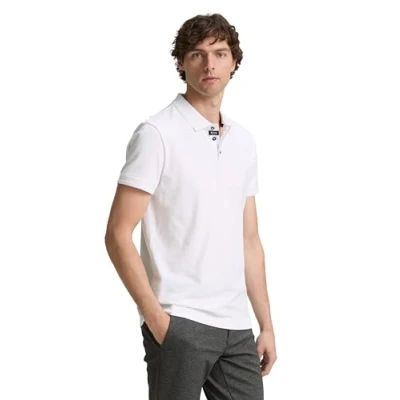 Bild av TOM Tailor Basic Piké, Storlek: Medium, White