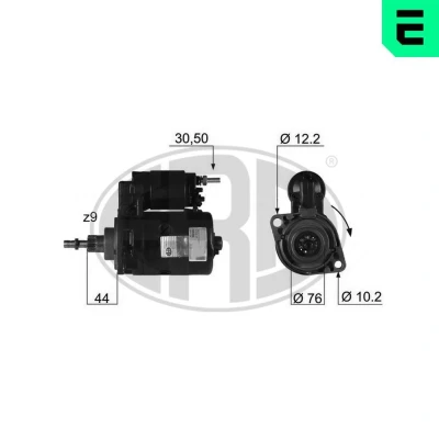 Bild av Startmotor, vw transporter t3 buss, flak/chassi, skåp, 091 911 023 A, AX, B, 9