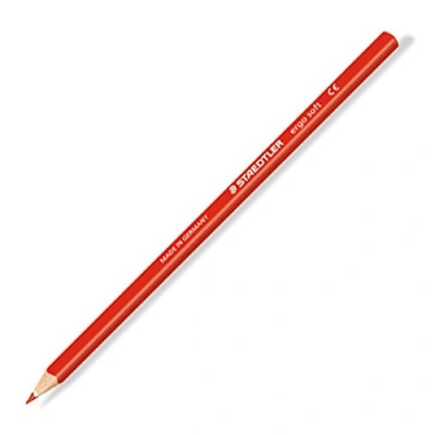 Bild av Staedtler Ergosoft 157 SB12 triangulära färgpennor standardförpackning Pack of 12 Röd