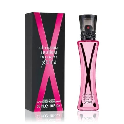 Bild av Christina Aguilera Infinite Xtina, Eau de Parfum, Spraydoft, blommig fruktbärnsten med noter av rosa guava, jasmin och modern bärnsten, parfym för kvinnor, 30 ml