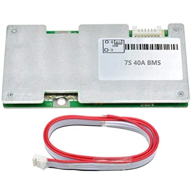 Bild av 7S 40A 24V Li ion Lipo Litium 18650 batteri skyddskort med balans