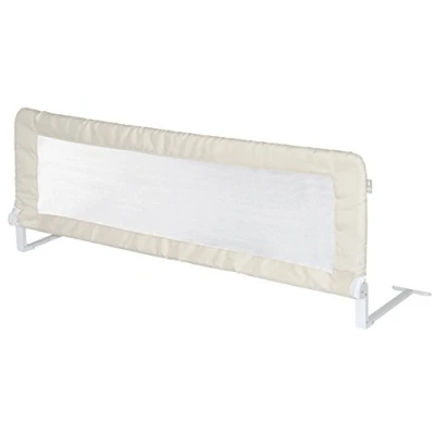 Bild av roba Sängskyddsklaff Klipp Klapp 135 cm Hopfällbart fallskydd för spädbarn &amp; barn Skyddsgaller barnsängar 50 högt Beige