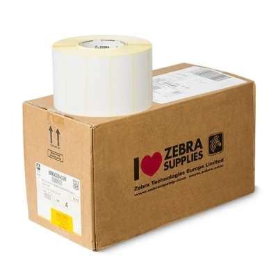 Bild av Zebra Z Perform 1000T Matt permanent akrylhäftning vit 38.1 x 101.6 mm 14536 etikett (er) (4 rulle/rullar 3634) papper för PAX 110 TLP 2746 Xi Series 110, 140, 170, 90, 96 Z4Mplus, Z6Mplus